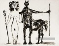 Centaure et bacchante 1947 cubisme Pablo Picasso